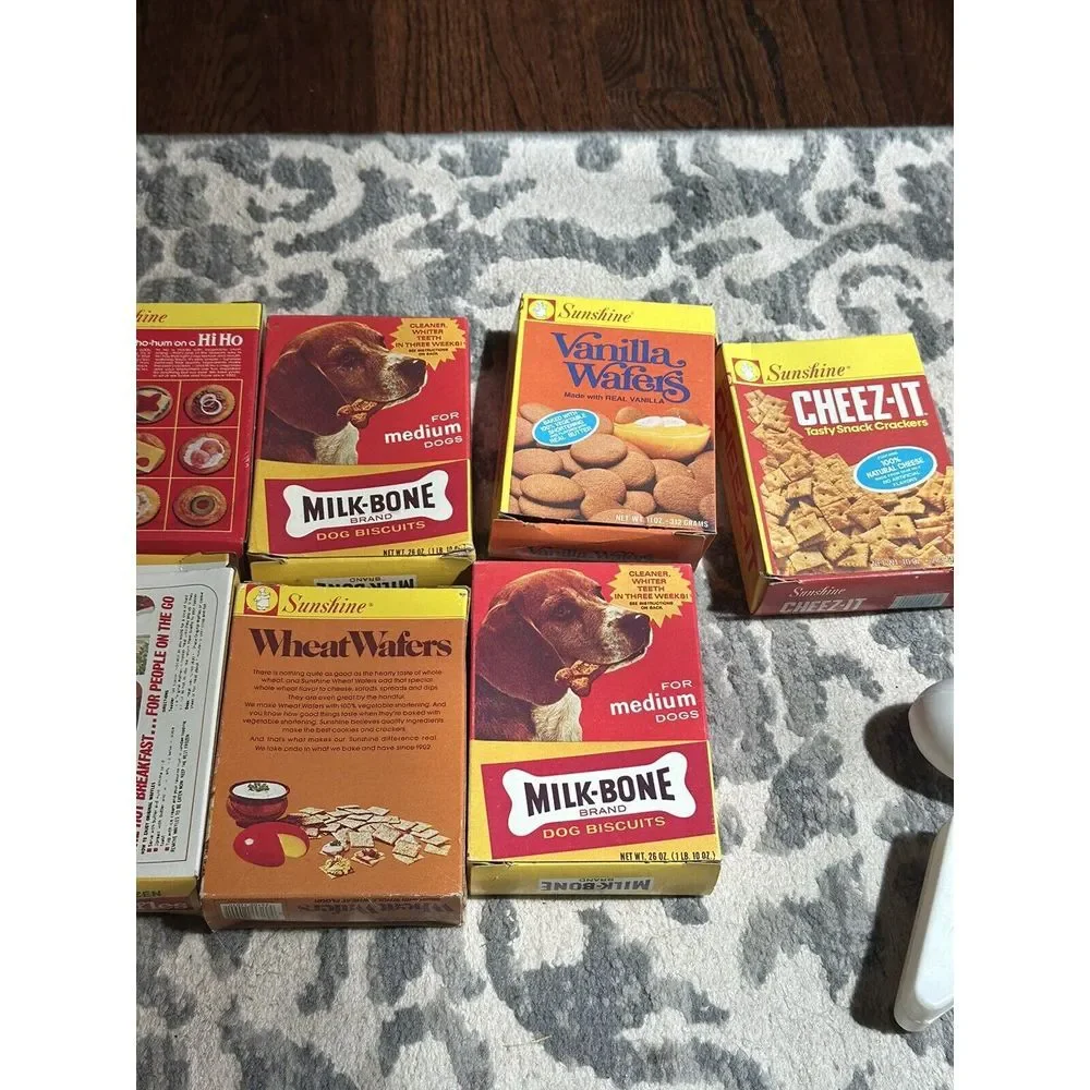 VTG Lot Of 15 Children's‎ Play  Kitchen Grocery Food Playset- *Fair*